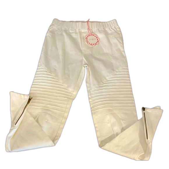 NWT Umgee Zippered Moro Leggings - Picture 1 of 3